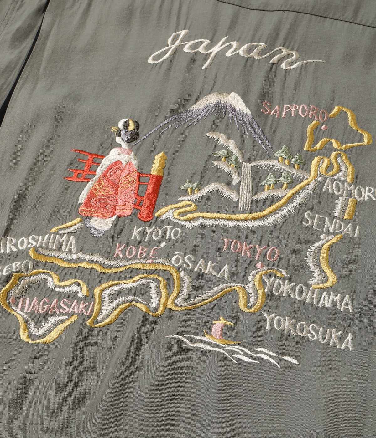 Lot No. TT39699 / SUKA SHIRT ��JAPAN MAP��