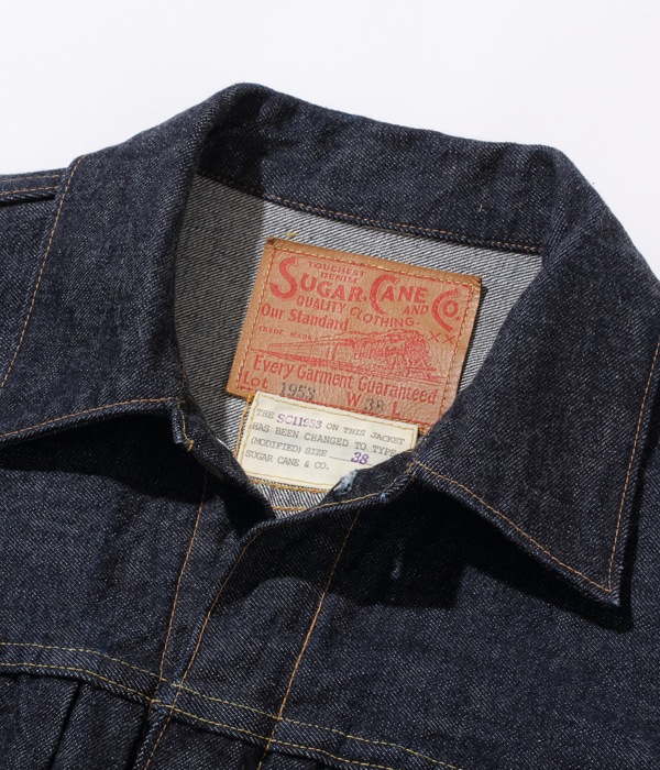 Lot No. SC15013 / 14.25oz. DENIM JACKET OVER SIZE 1953 MODEL