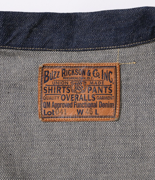 Lot No. BR16041T / WORLD WAR II DENIM BLOUSE SPLIT T