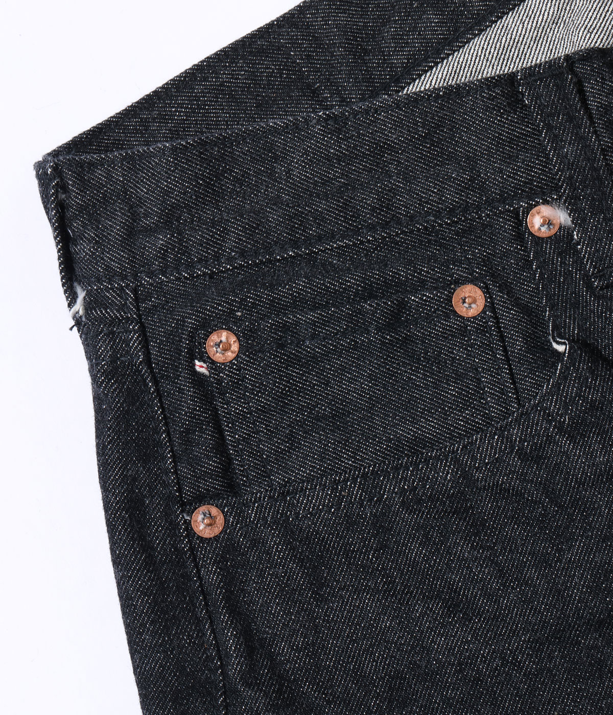 Lot No. SC42460 / 14.25oz. BLACK DENIM 1947 MODEL (REGULAR STRAIGHT)