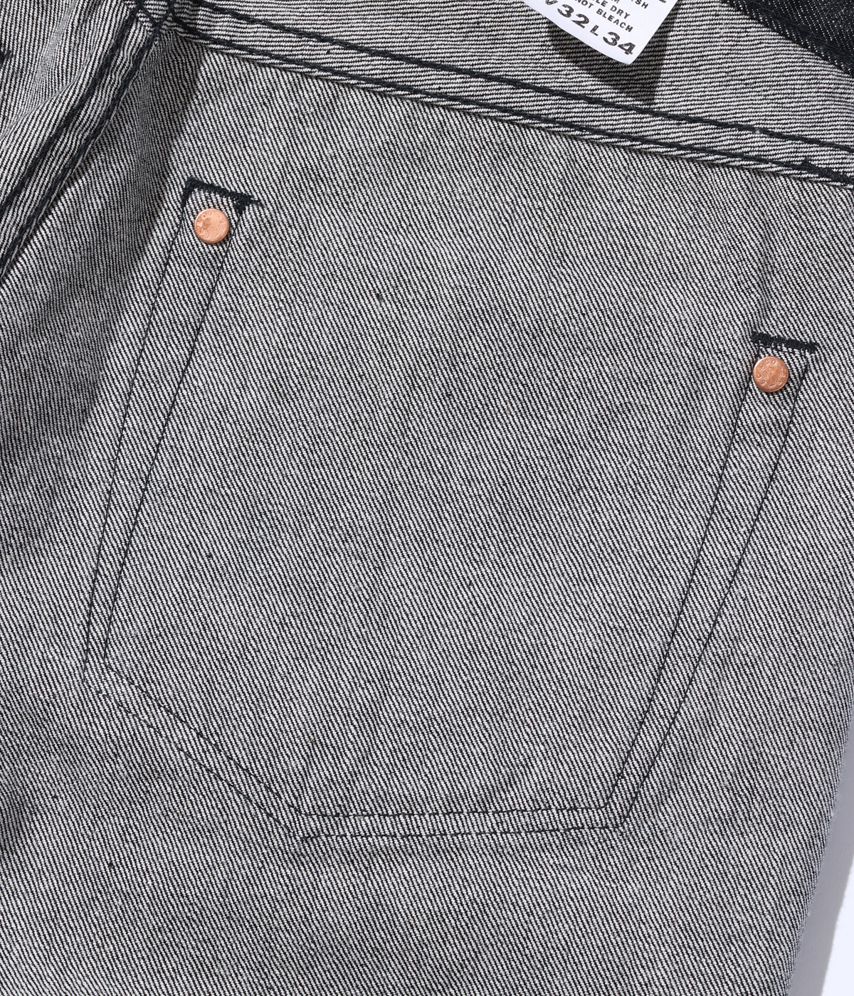 Lot No. SC42460 / 14.25oz. BLACK DENIM 1947 MODEL (REGULAR STRAIGHT)