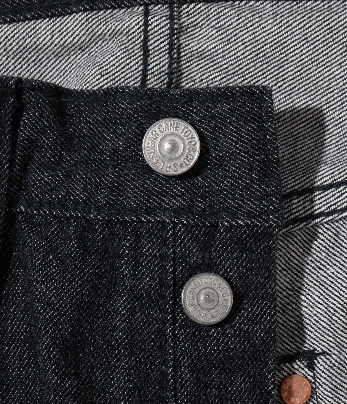 Lot No. SC42460 / 14.25oz. BLACK DENIM 1947 MODEL (REGULAR STRAIGHT)