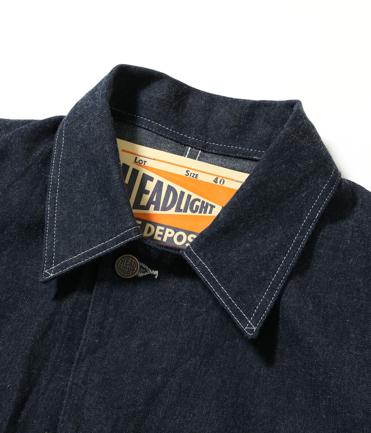 Lot No. HD15711 / HEADLIGHT 11oz. BLUE DENIM WORK COAT