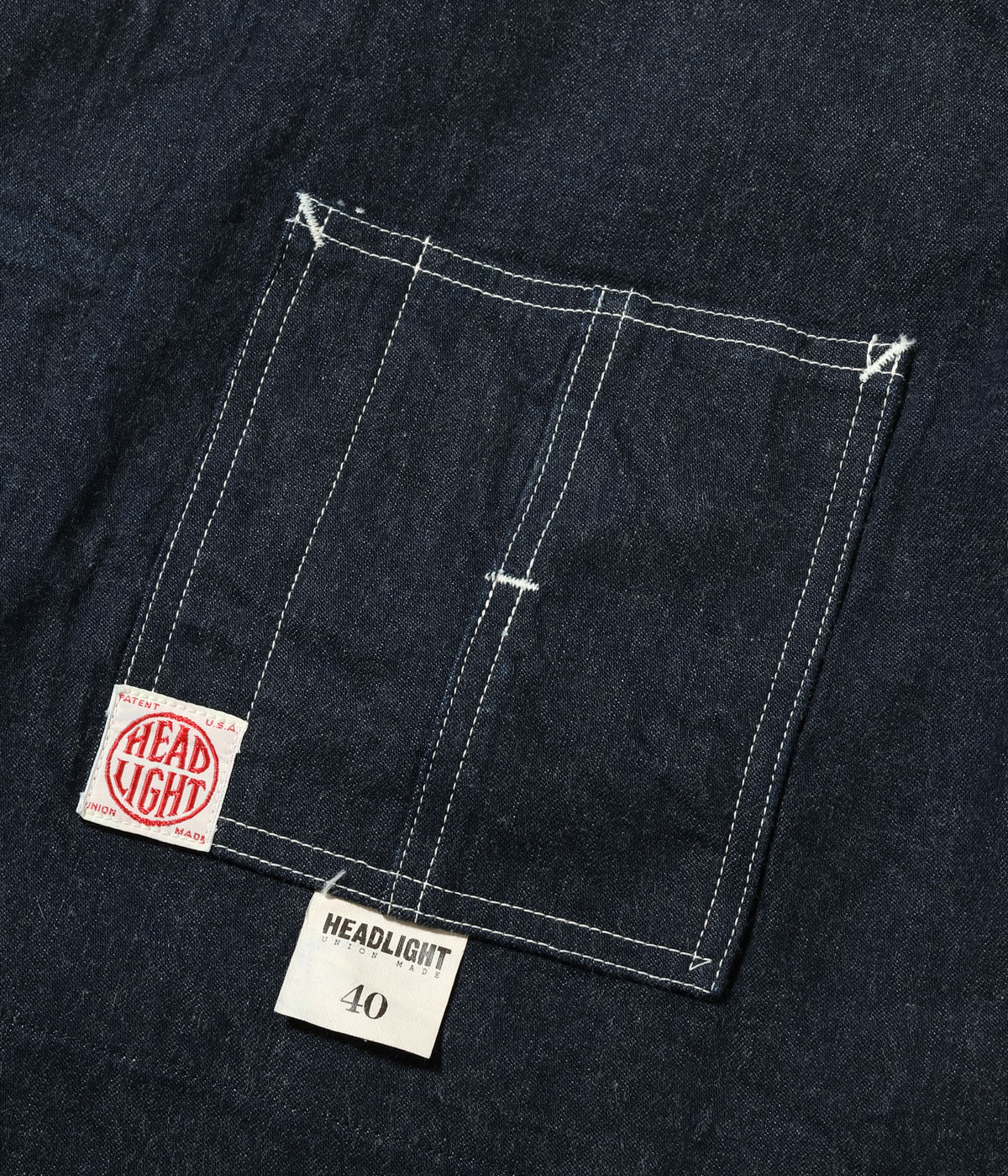 Lot No. HD15711 / HEADLIGHT 11oz. BLUE DENIM WORK COAT