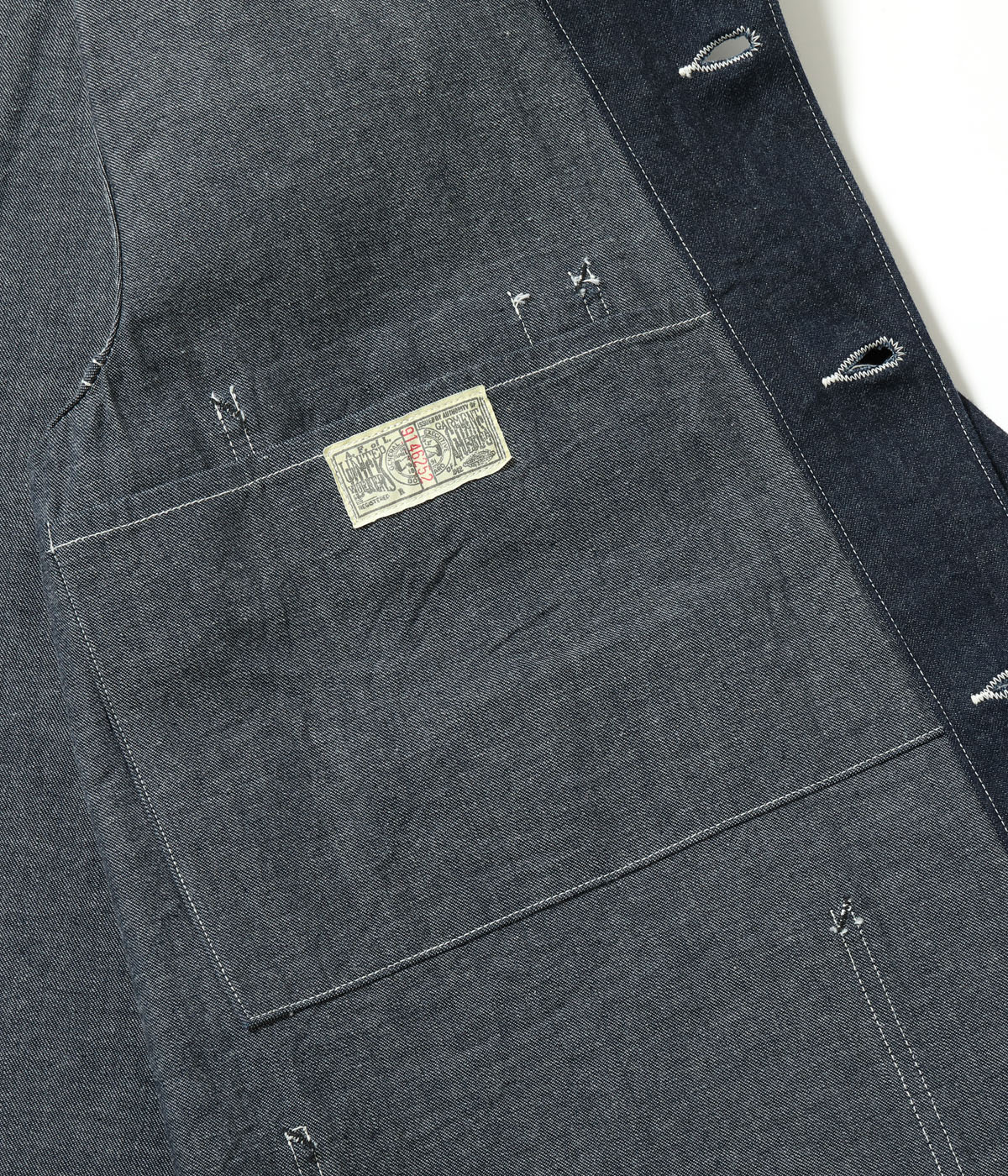 Lot No. HD15711 / HEADLIGHT 11oz. BLUE DENIM WORK COAT