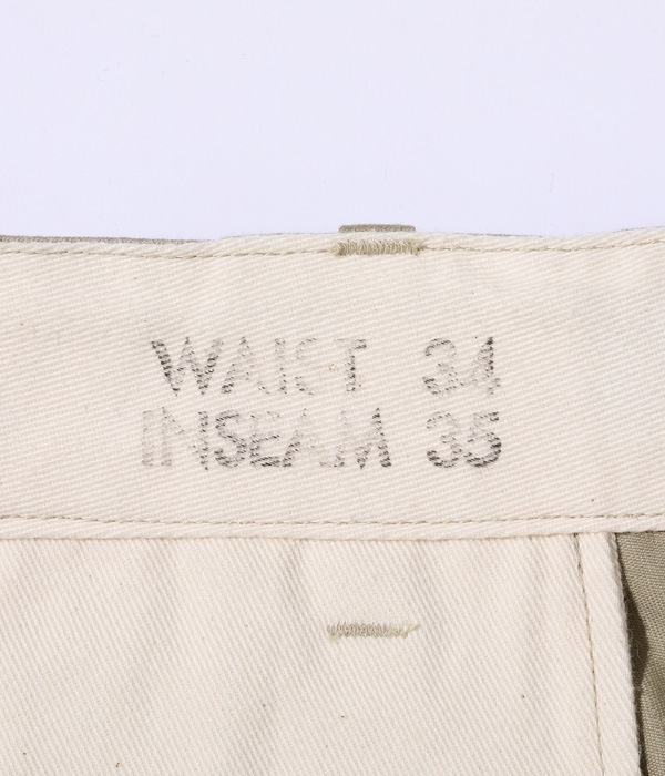 Lot No. BR40025 / BUZZ RICKSON��S ORIGINAL SPEC. CHINOS (ONE WASH)