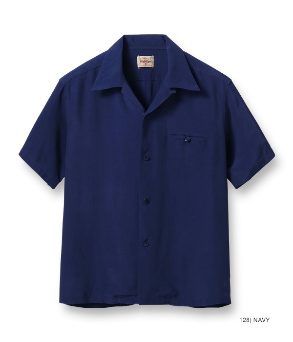 Lot No. SE38832 / RAYON BOWLING SHIRT “PLAIN” STYLE EYES,STYLE EYES