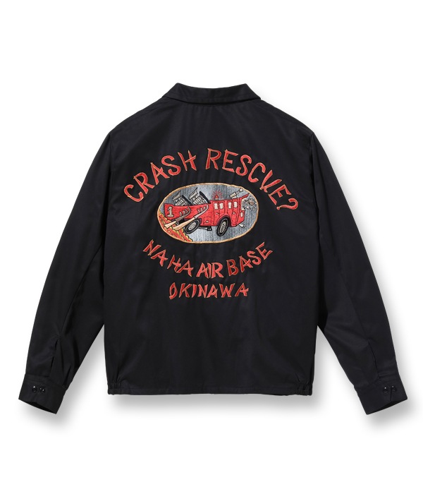 Lot No. TT15177 / Late 1950s Style Cotton Okinawa Jumper CRASH RESCUE ? NAHA AIRBASE OKINAWA