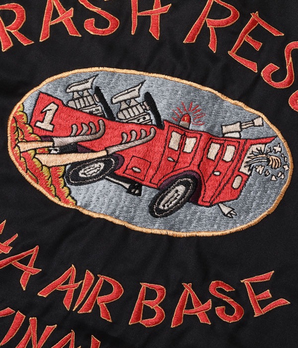 Lot No. TT15177 / Late 1950s Style Cotton Okinawa Jumper CRASH RESCUE ? NAHA AIRBASE OKINAWA