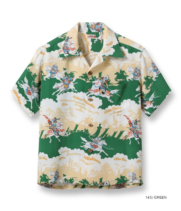 Lot No. SS39023 / RAYON HAWAIIAN SHIRT ��THE SENGOKU PERIOD��