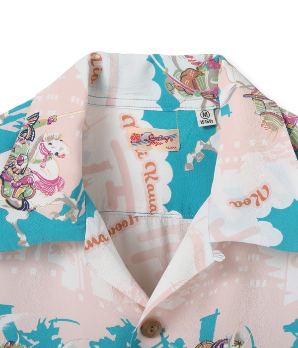 Lot No. SS39023 / RAYON HAWAIIAN SHIRT ��THE SENGOKU PERIOD��