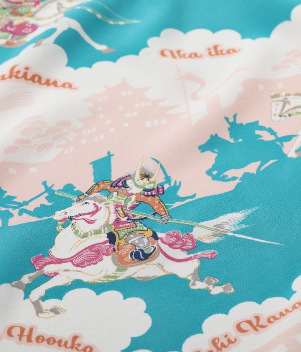 Lot No. SS39023 / RAYON HAWAIIAN SHIRT ��THE SENGOKU PERIOD��