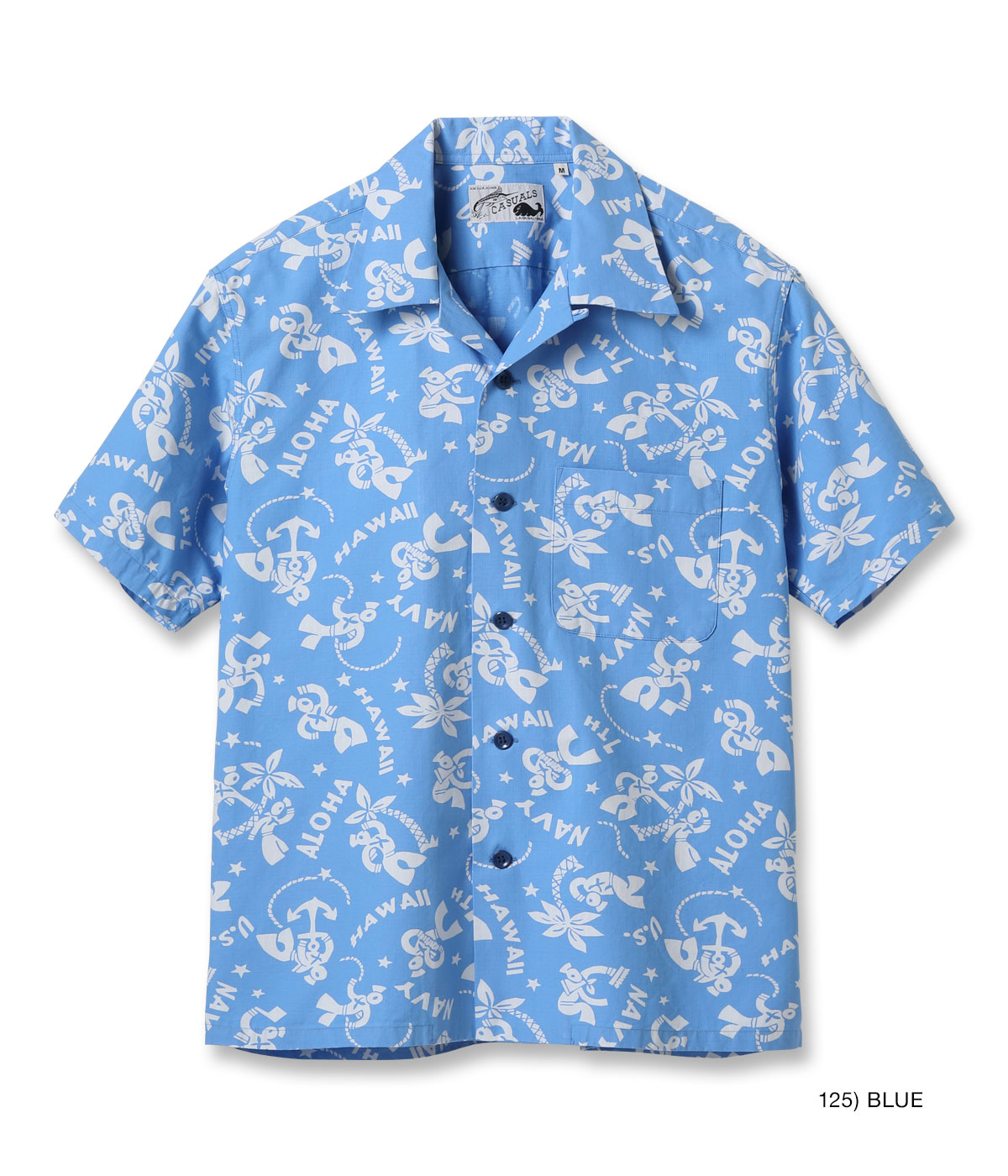 Lot No. SS39280 / COTTON RIPSTOP OPEN SHIRT SAILOR MOKU STARS