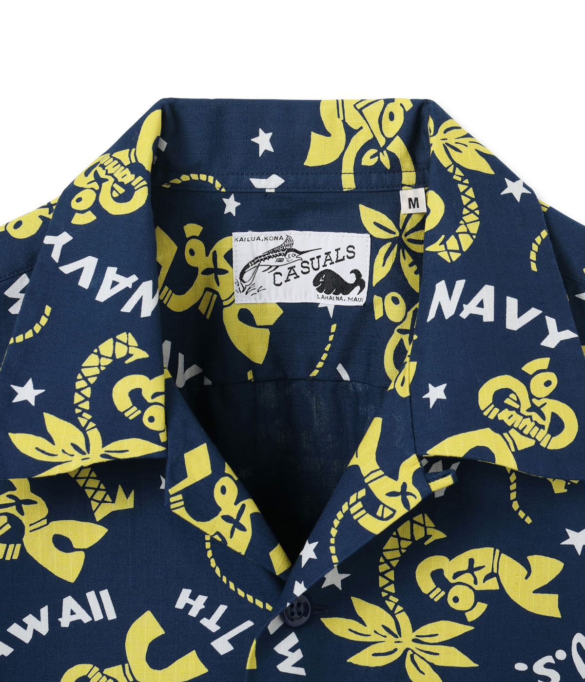 Lot No. SS39280 / COTTON RIPSTOP OPEN SHIRT SAILOR MOKU STARS