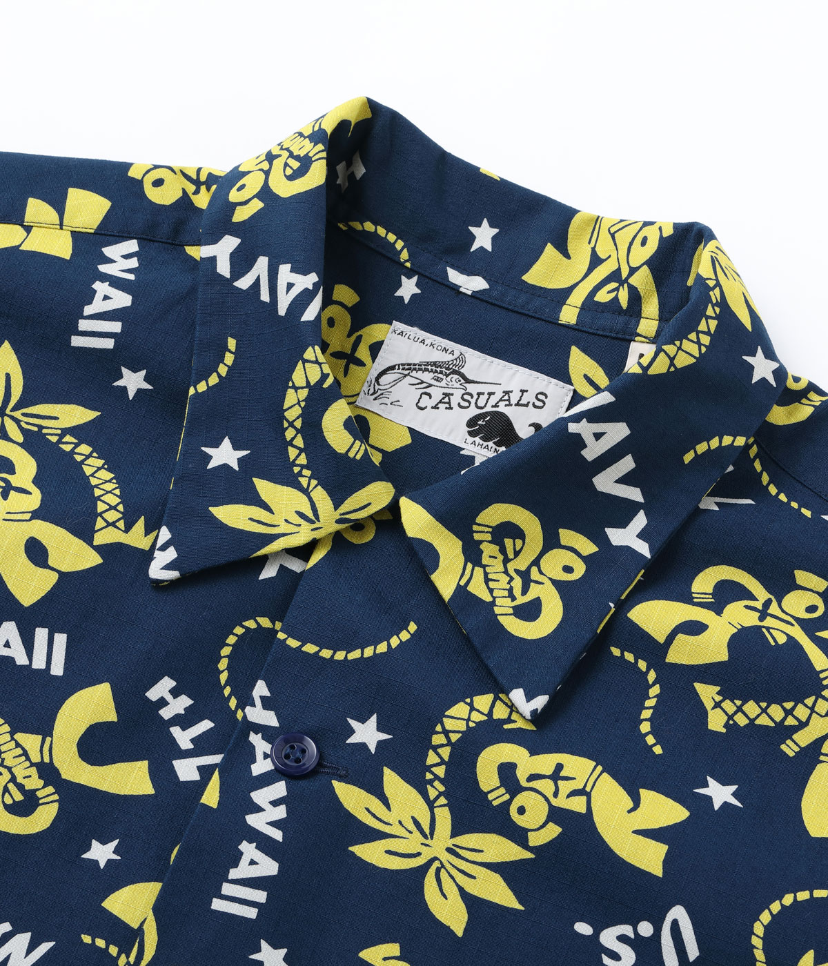 Lot No. SS39280 / COTTON RIPSTOP OPEN SHIRT SAILOR MOKU STARS