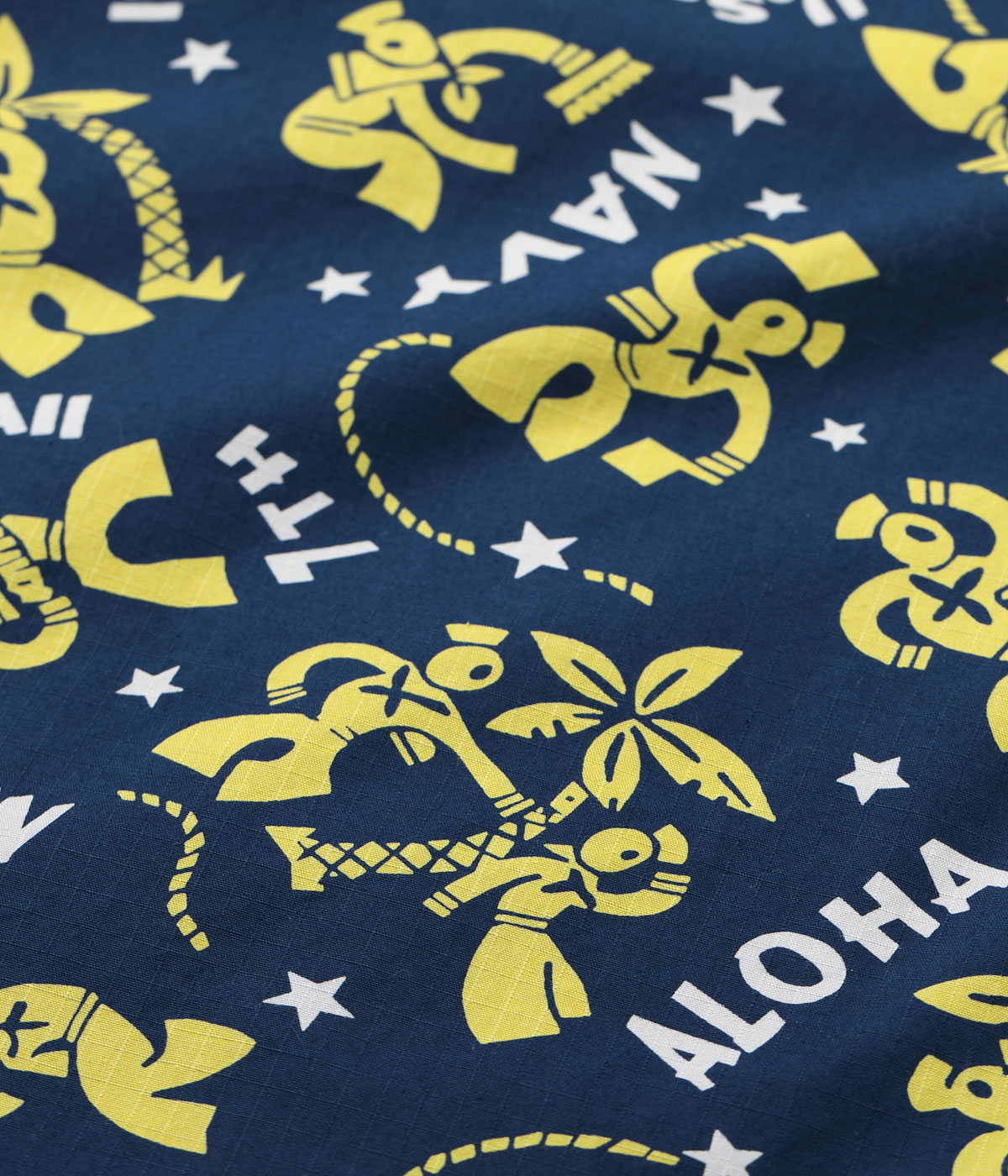 Lot No. SS39280 / COTTON RIPSTOP OPEN SHIRT SAILOR MOKU STARS