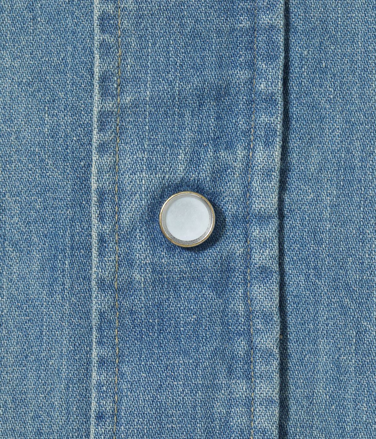 Lot No. SC29684 / BLUE DENIM WESTERN SHIRT AGED MODEL