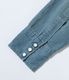Lot No. SC29684 / BLUE DENIM WESTERN SHIRT AGED MODEL