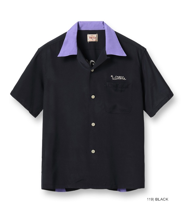 Lot No. SE38837 / RAYON BOWLING SHIRT ��DON WOODS PAVING��