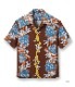 Lot No. SS39024 / RAYON HAWAIIAN SHIRT BLOOMS OF TORCH FLOWER