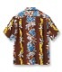 Lot No. SS39024 / RAYON HAWAIIAN SHIRT BLOOMS OF TORCH FLOWER