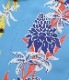 Lot No. SS39024 / RAYON HAWAIIAN SHIRT BLOOMS OF TORCH FLOWER