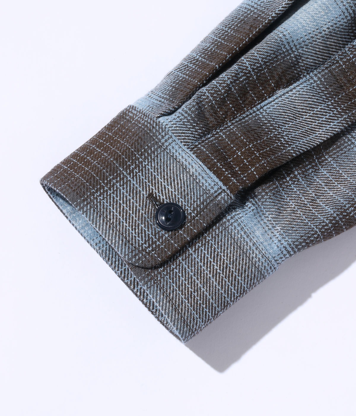 Lot No. SC29294 / INDIGO OMBRE CHECK WORK SHIRT