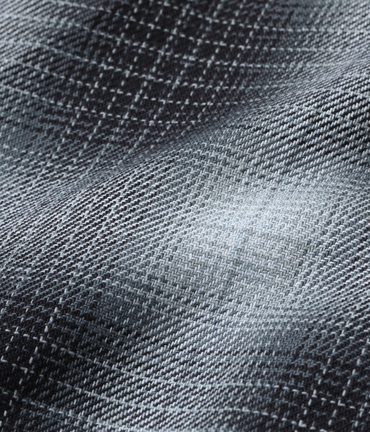 Lot No. SC29294 / INDIGO OMBRE CHECK WORK SHIRT