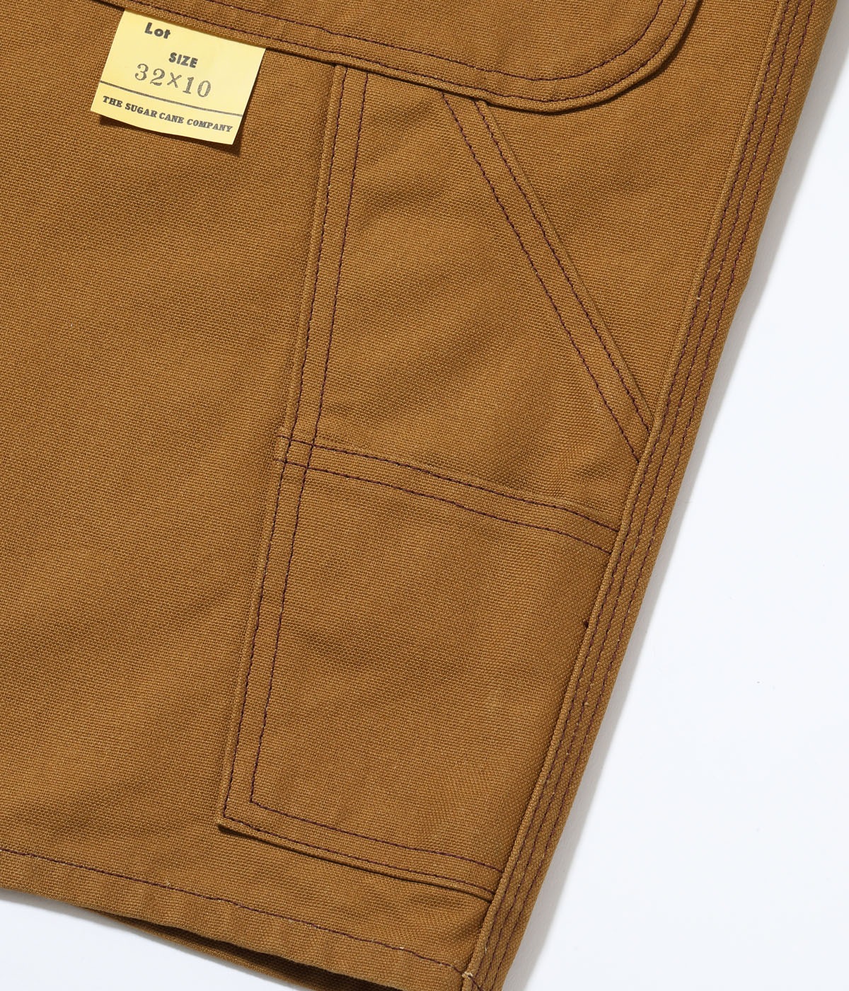 Lot No. SC52567 / 13oz. BROWN DUCK WORK SHORTS