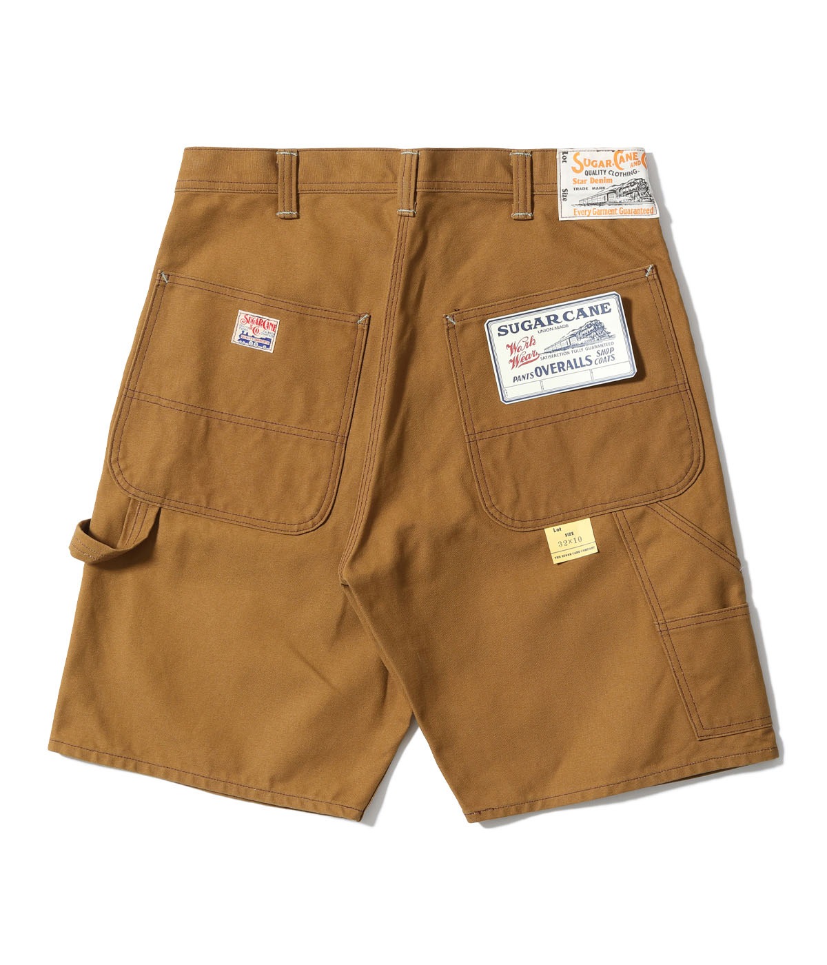 Lot No. SC52567 / 13oz. BROWN DUCK WORK SHORTS