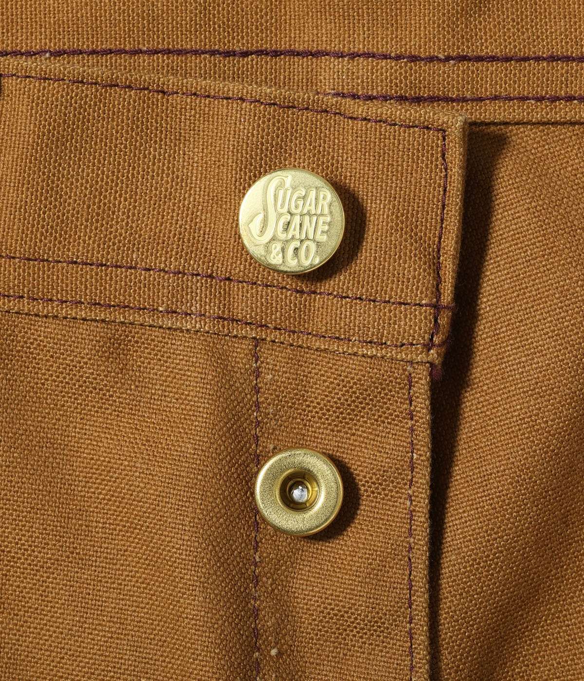 Lot No. SC52567 / 13oz. BROWN DUCK WORK SHORTS
