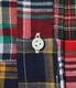 Lot No. SC29736 / INDIA MADRAS CHECK PATCHWORK BUTTON DOWN SHIRT