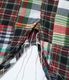 Lot No. SC29736 / INDIA MADRAS CHECK PATCHWORK BUTTON DOWN SHIRT