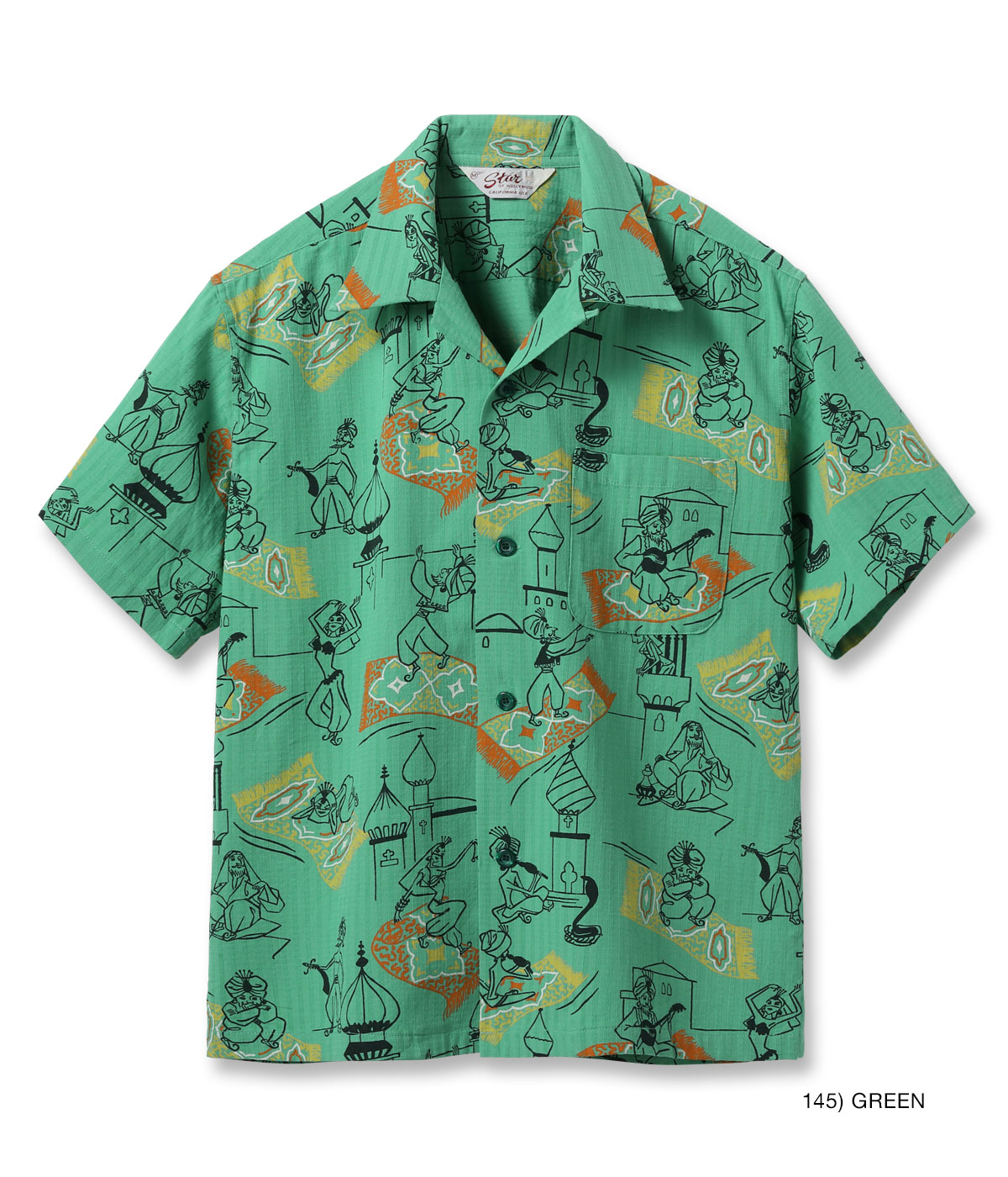 Lot No. SH39716 / DOBBY COTTON OPEN SHIRT ��MAGIC CARPET��