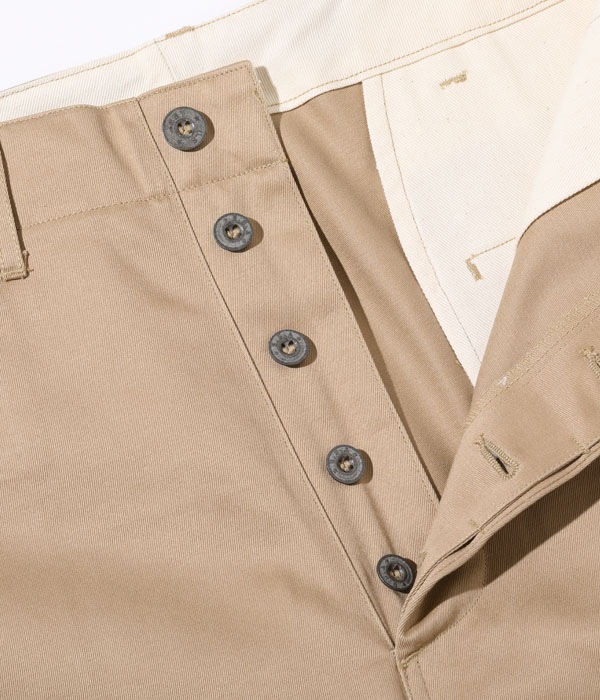 2025ǯ77 / Lot No. M43036 / EARLY MILITARY CHINOS 1942 MODEL (ONE WASH)