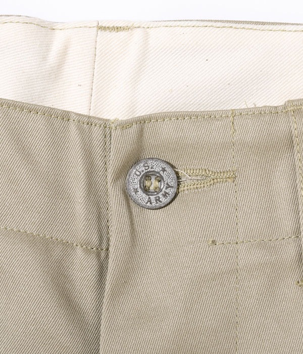 2025ǯ77 / Lot No. M43036 / EARLY MILITARY CHINOS 1942 MODEL (ONE WASH)