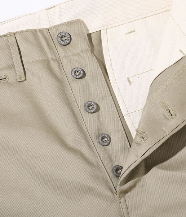 2025ǯ77 / Lot No. M43036 / EARLY MILITARY CHINOS 1942 MODEL (ONE WASH)