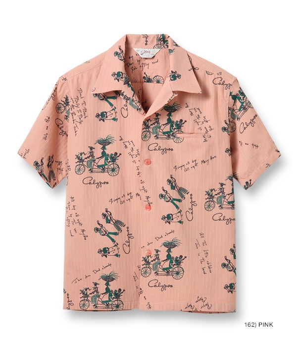 Lot No. SH38885 / DOBBY COTTON OPEN SHIRT ��CALYPSO��