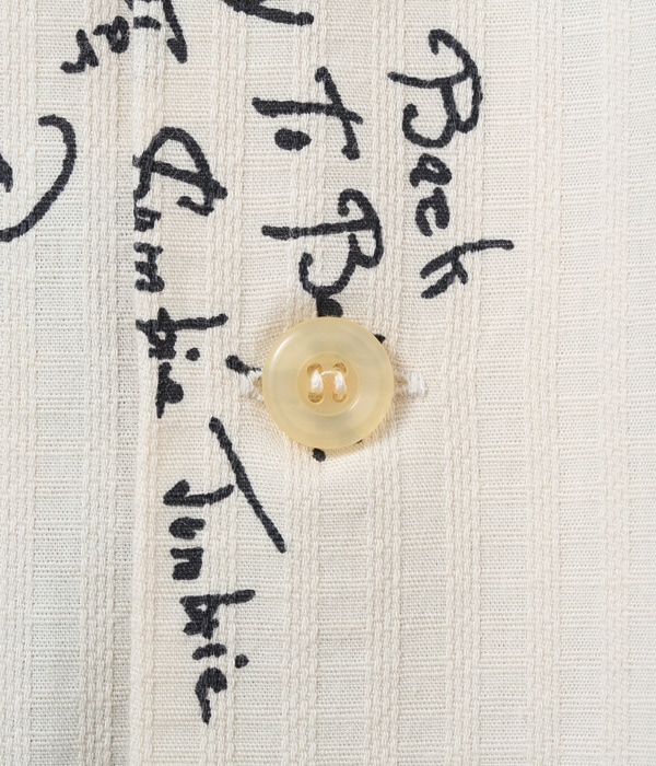 Lot No. SH38885 / DOBBY COTTON OPEN SHIRT ��CALYPSO��