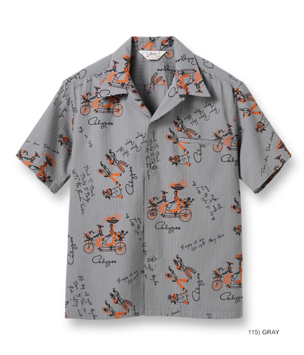 Lot No. SH38885 / DOBBY COTTON OPEN SHIRT ��CALYPSO��