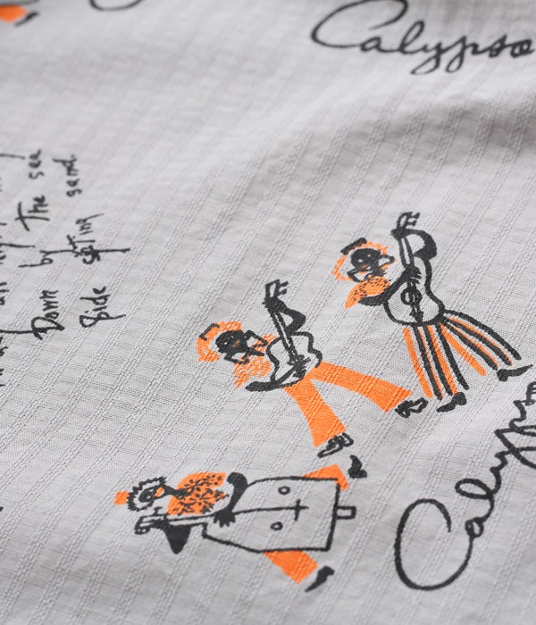 Lot No. SH38885 / DOBBY COTTON OPEN SHIRT ��CALYPSO��