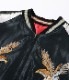 Lot No. TT15173-119 / Early 1950s Style Acetate Souvenir Jacket EAGLE  BLACK DRAGON