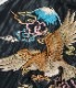 Lot No. TT15173-119 / Early 1950s Style Acetate Souvenir Jacket EAGLE  BLACK DRAGON