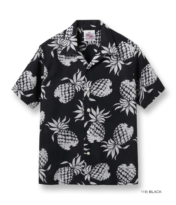 Lot No. DK39092 / DUKE KAHANAMOKU COTTON / LINEN HAWAIIAN SHIRT ��DUKE'S PINEAPPLE��