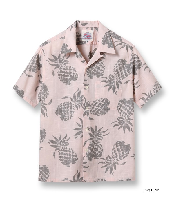 Lot No. DK39092 / DUKE KAHANAMOKU COTTON / LINEN HAWAIIAN SHIRT ��DUKE'S PINEAPPLE��