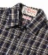 Lot No. SC29183 / FICTION ROMANCE 7.1oz. INDIGO CHECK WORK SHIRT