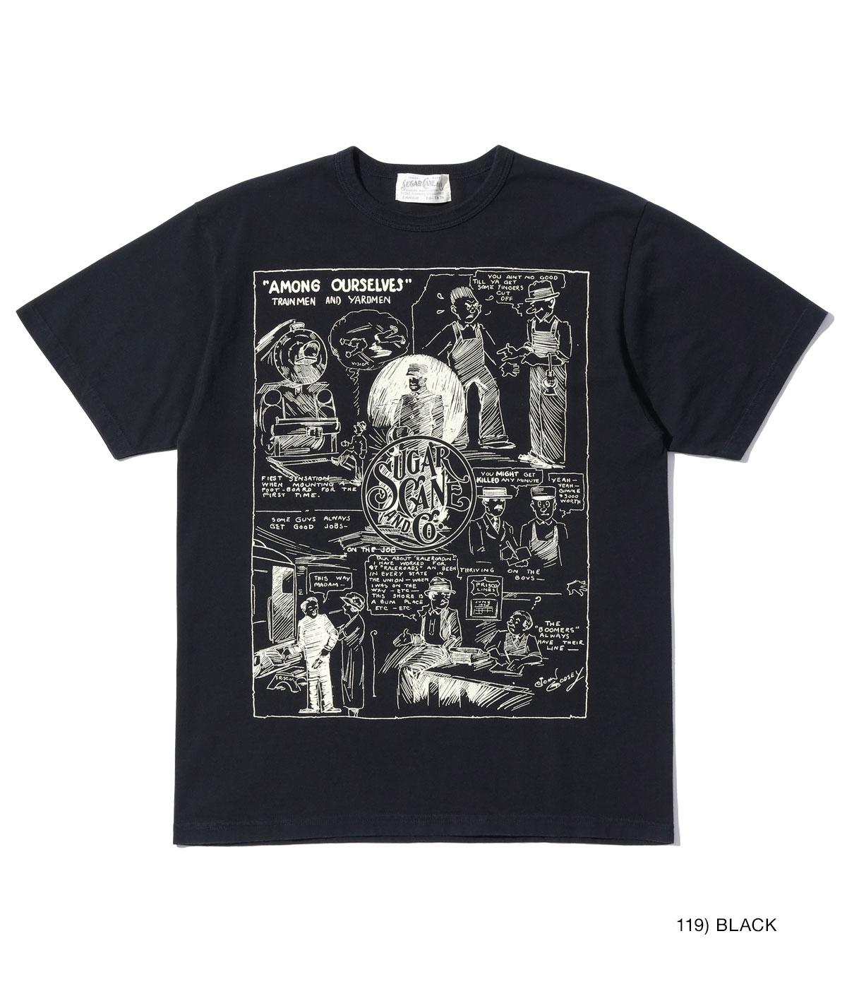 Lot No. SC79349 / 1920's CARTOON T-SHIRT “AMONG OURSELVES” - SUGAR