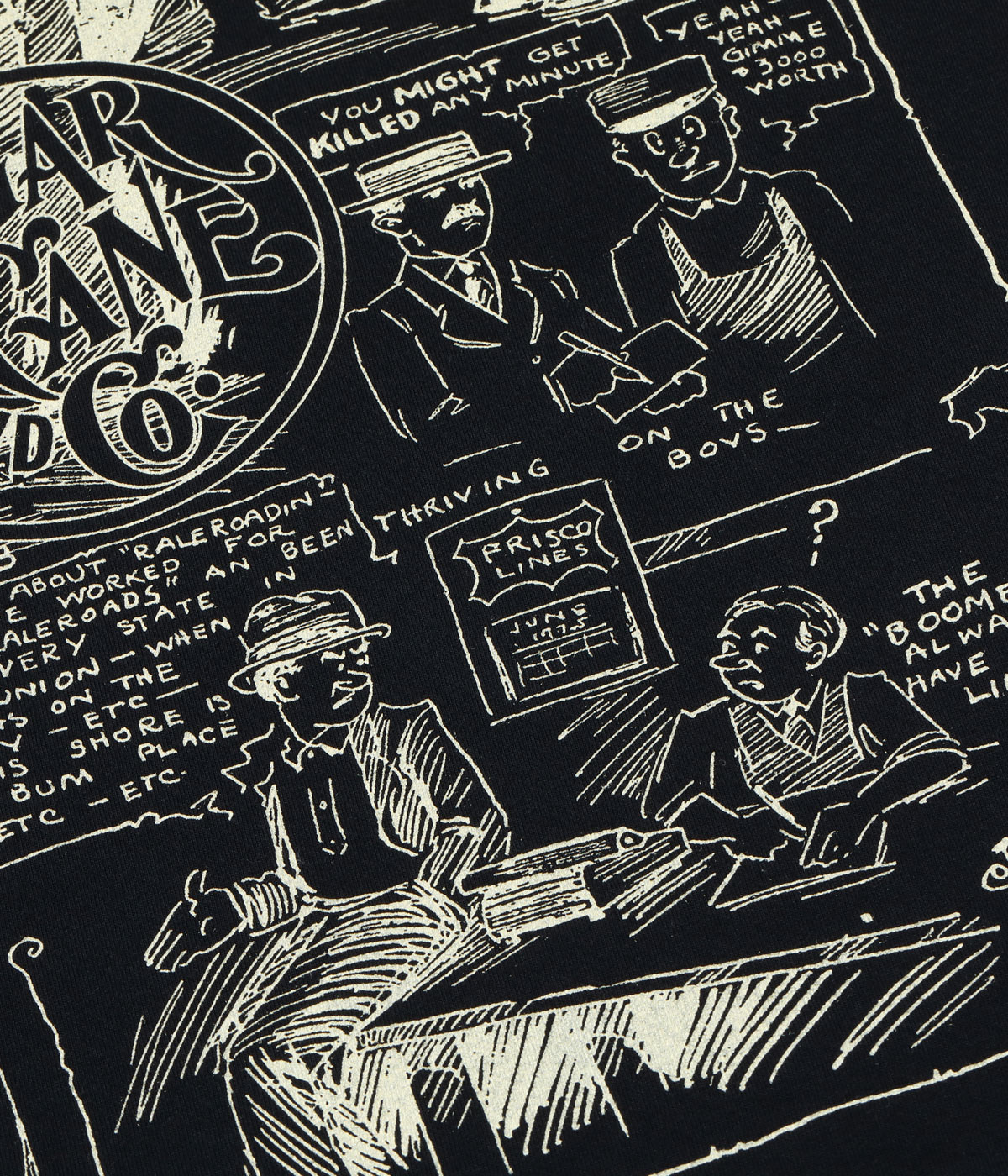 Lot No. SC79349 / 1920's CARTOON T-SHIRT ��AMONG OURSELVES��