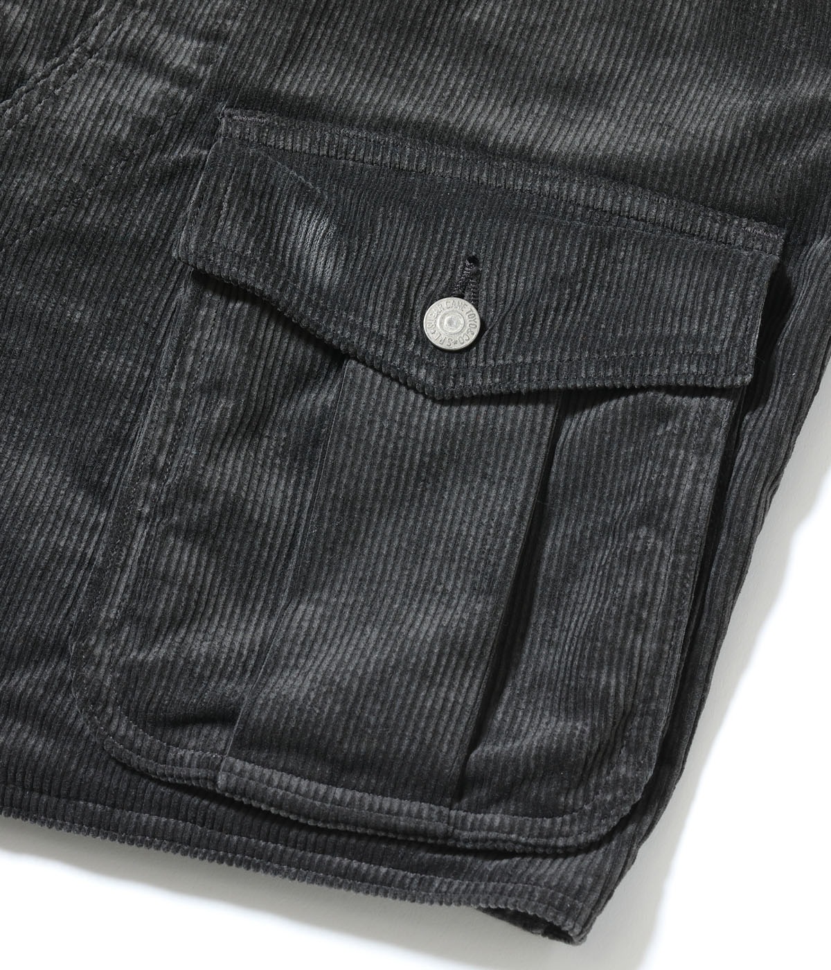 Lot No. SC15649 / PIGMENT DYED 9W CORDUROY ADJUSTABLE HUNTING VEST