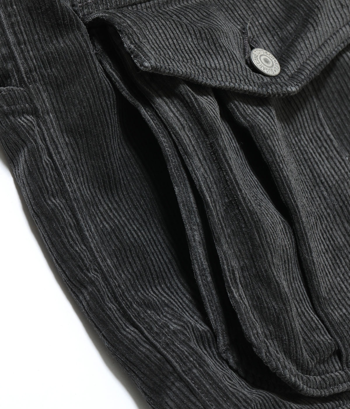 Lot No. SC15649 / PIGMENT DYED 9W CORDUROY ADJUSTABLE HUNTING VEST